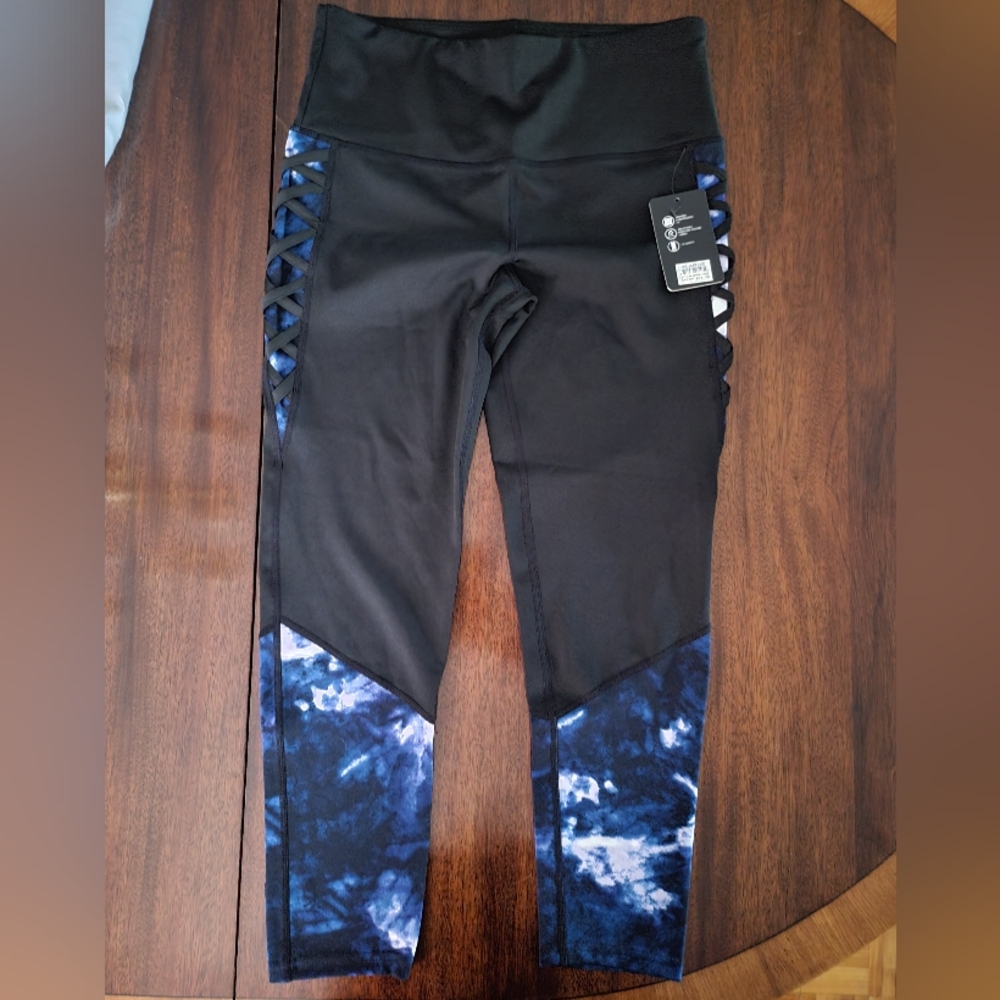 BSP BLACK and BLUE Women's Leggings